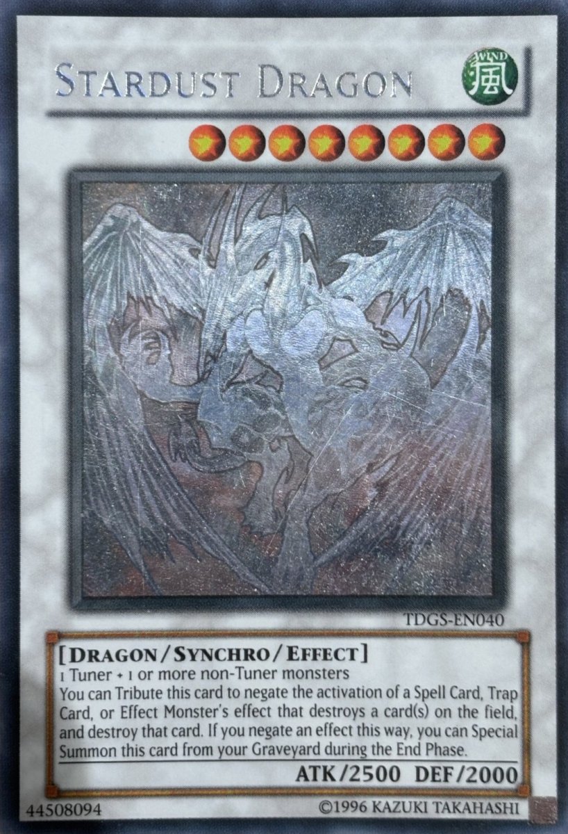 画像1: スターダストドラゴン【シンクロ】【ホログラフィック】【TDGS-EN040】【アンリミ】【英語版】【状態B】 (1)